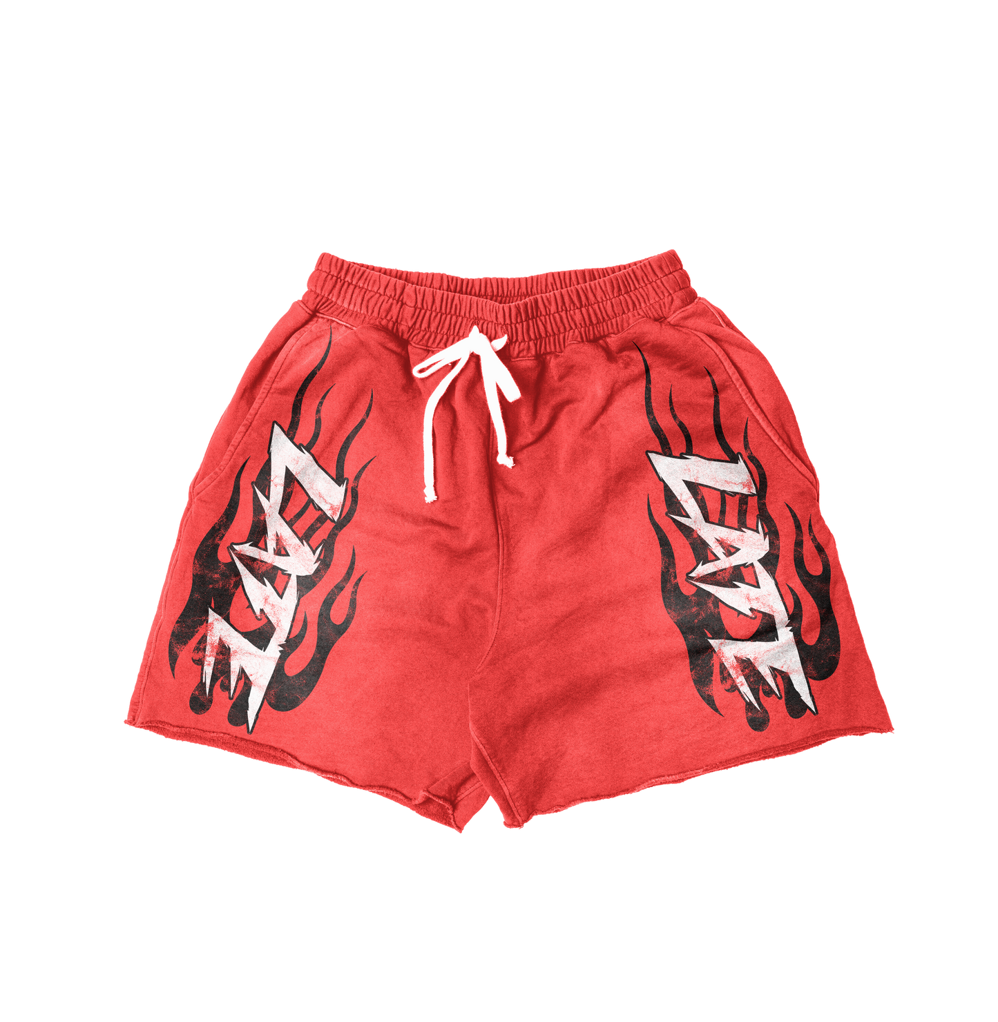 Still Came Late logo shorts “red”